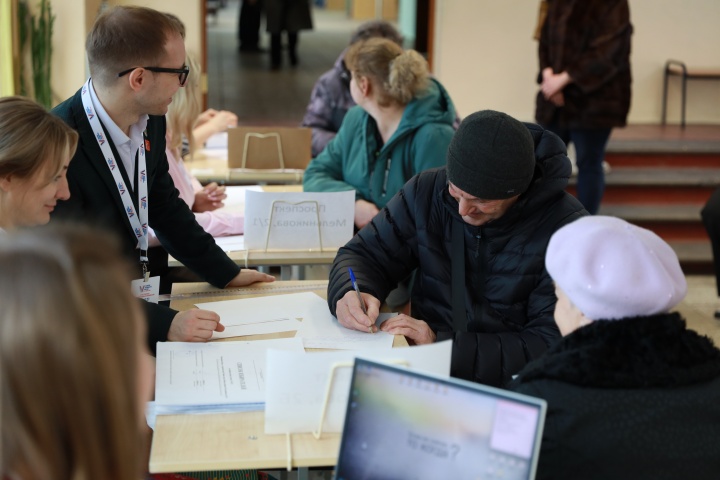 Химчане отдали свои голоса за президента Российской Федерации