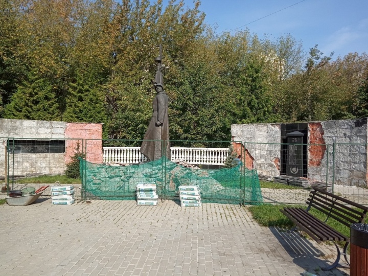Мемориал воинской славы реконструируют до конца сентября