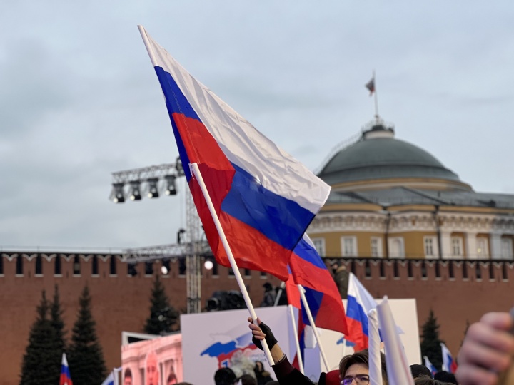 Делегация из Химок приняла участие в митинге-концерте на Красной площади