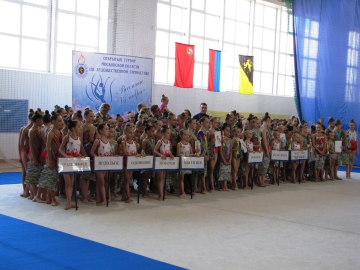 В Химках прошёл ежегодный областной турнир по художественной гимнастике «Весенние колибри»