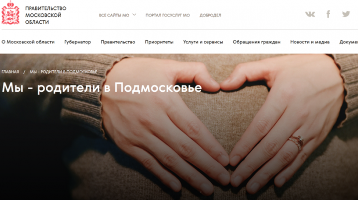 Химчанам на заметку: портал для молодых родителей запустили в Подмосковье