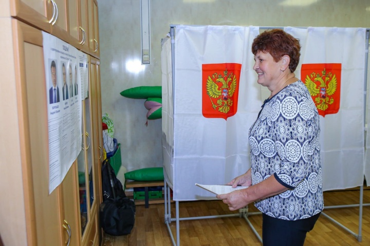 В Химках на выборах губернатора Подмосковья проголосовала призер Олимпийских игр Ирина Худорошкина