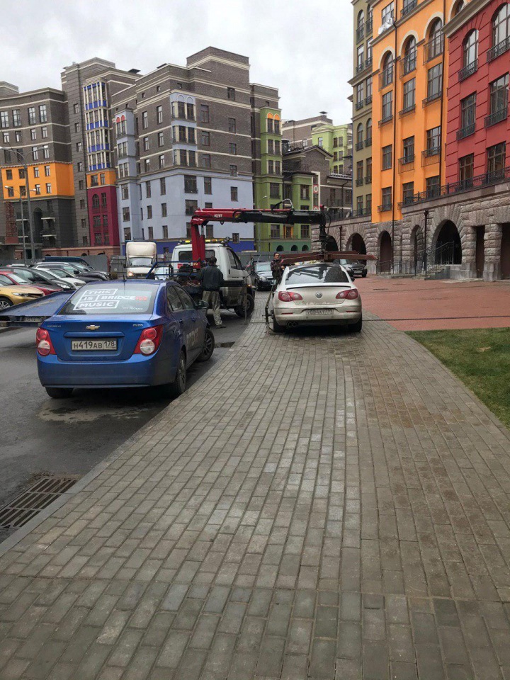 Парковка в ЖК «Солнечная система» приведена в порядок