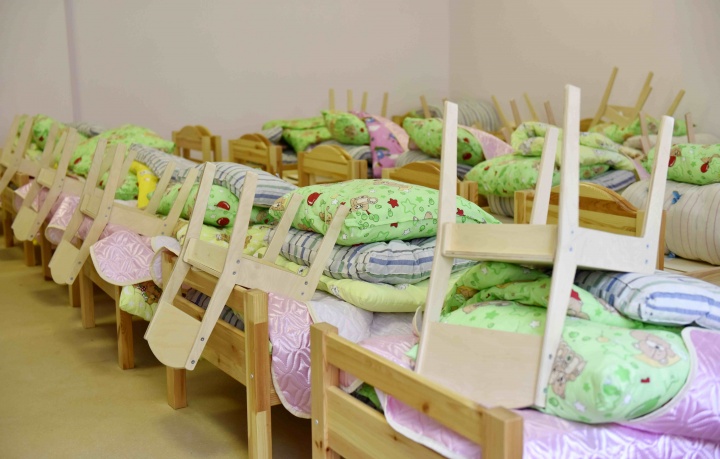 Детский сад на улице Парковой готов наполовину