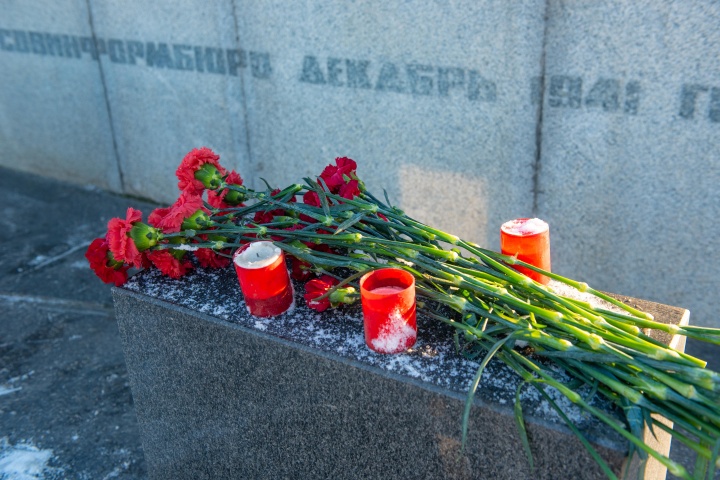 В память о погибших защитниках Родины возложены цветы