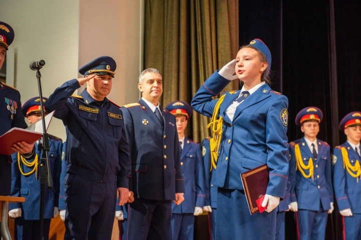 Будущие следователи из кадетского класса в Химках принесли клятву верности