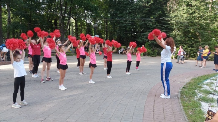 Школа спортивных танцев «Надежда» показала мастер-класс в Химках