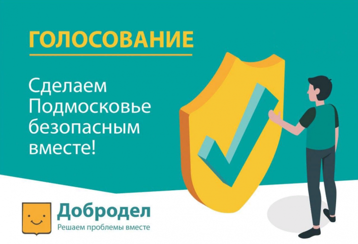 В округе стартовало голосование «Сделаем Подмосковье безопасным вместе!»